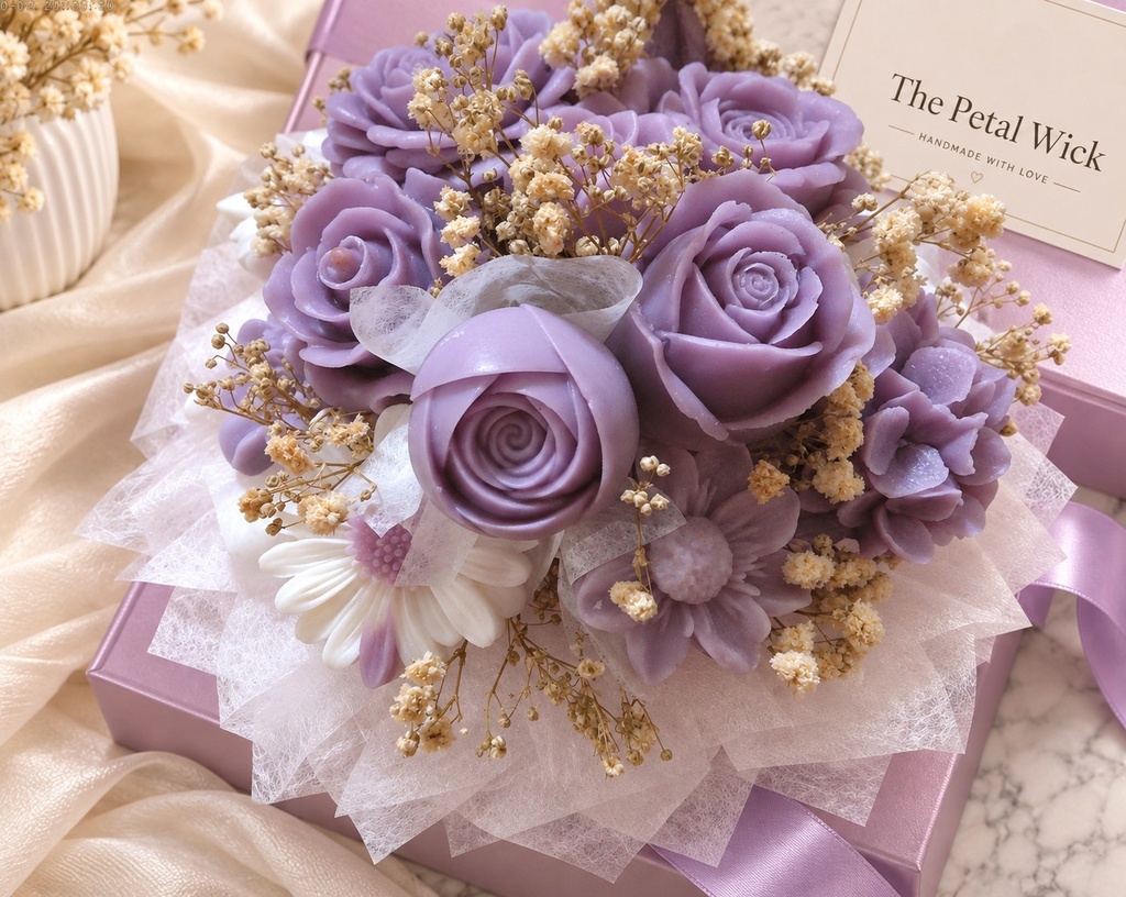 Lavender Bouquet in a Luxury Gift Setting.jpg