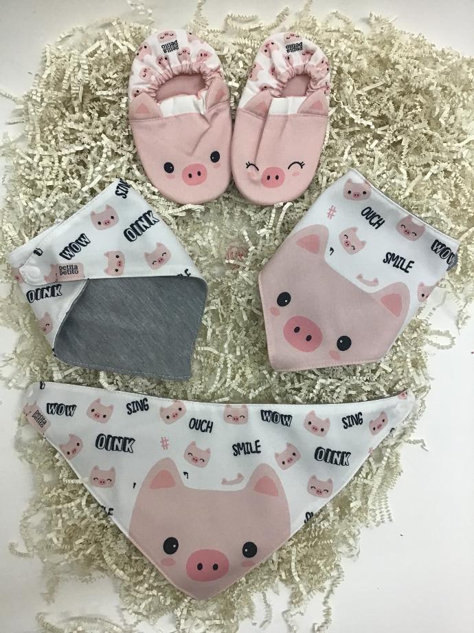 Smiley Piggy Gift Set