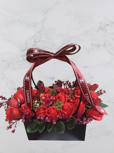 Red Roses Basket